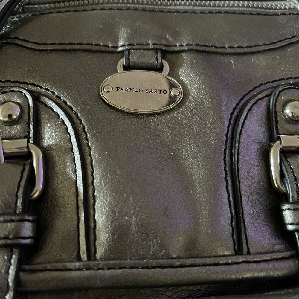 Franco Sarto Metallic Leather Handbag